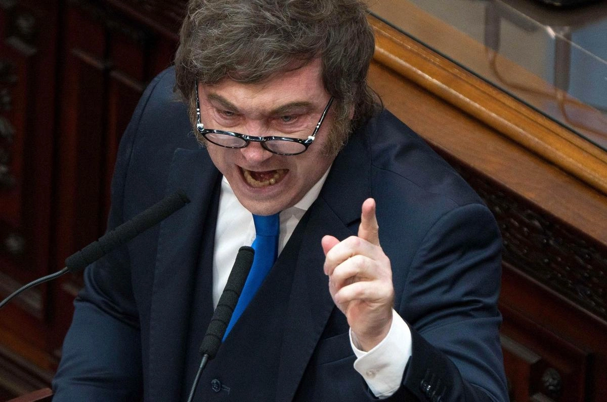 Envalentonado, Milei abrió las sesiones del Congreso con duros ataques a los “K”