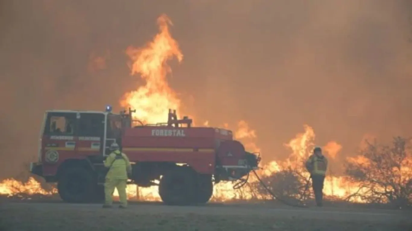 PASCUTTI: DABAN GANAS DE LLORAR AL VER ESA SITUACIÓN, EL RUIDO DEL FUEGO CUANDO AVANZA IMPRESIONA