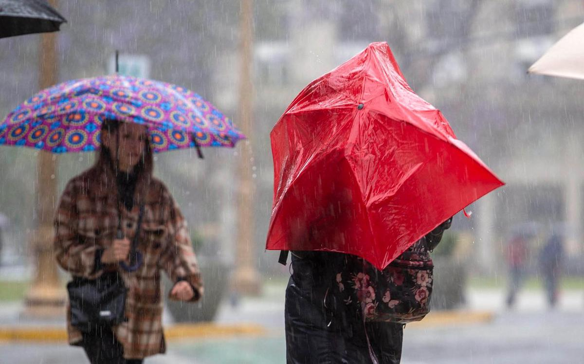 Alertas por lluvias, granizo y fuertes vientos hasta este miércoles