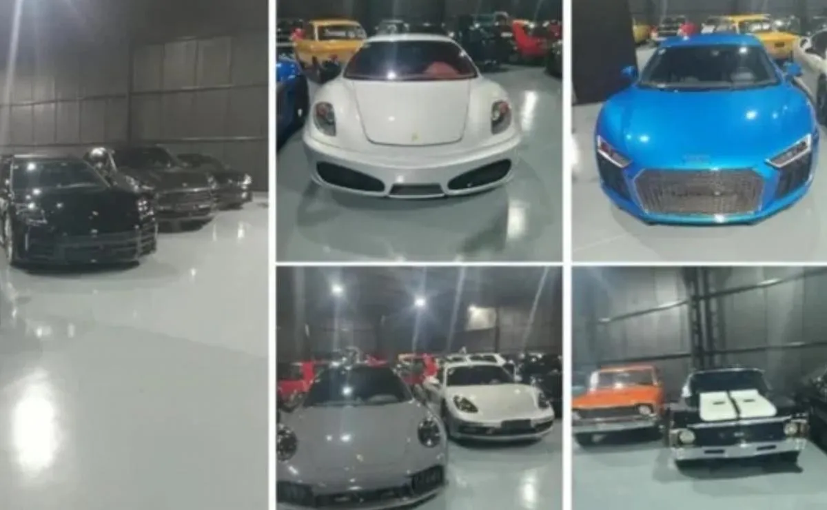 Allanamiento en la finca adjudicada a Tapia: secuestraron 45 autos y 7 motos