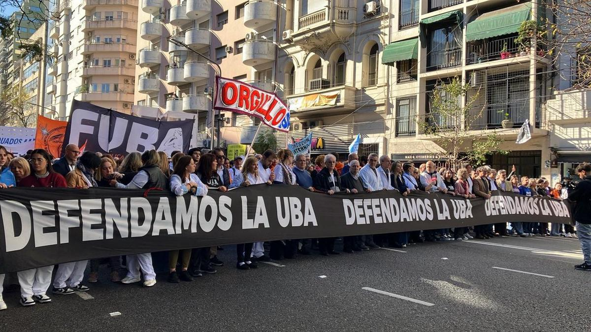 Masivo reclamo universitario al Gobierno en todo el país por más financiamiento
