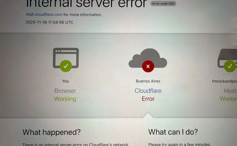 Apagón masivo de Internet afectó a bancos, X, WhatsApp, Instagram y ChatGPT