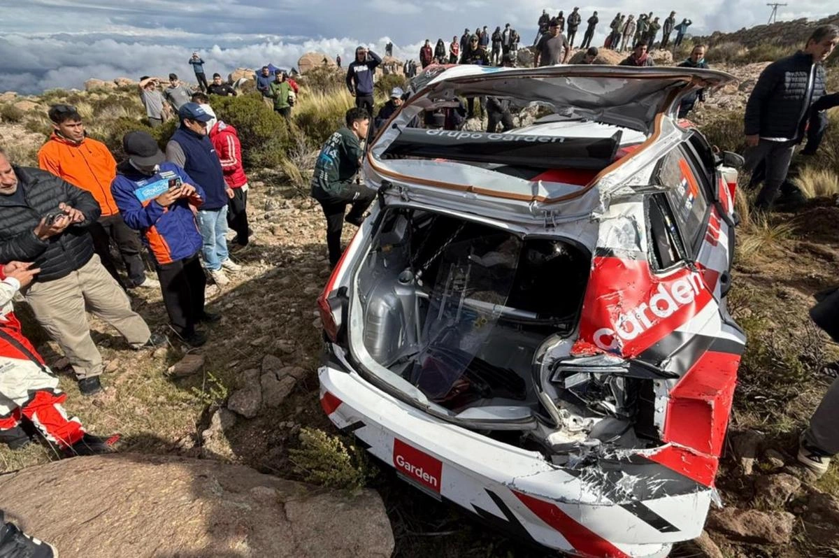 Murió un espectador en el accidente de Giulio Cesare y se suspendió el rally