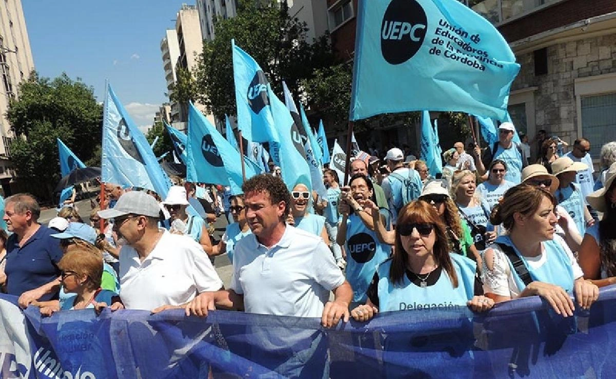 UEPC adhiere al paro de CTERA y no habrá clases en Córdoba el lunes 2 de marzo
