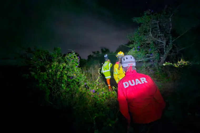 RESCATISTAS DIERON CON EL HOMBRE DE 60 AÑOS EXTRAVIADO EN LA ZONA DE LA SIERRITA.