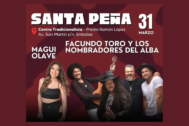 EMBALSE SE PREPARA PARA FESTEJAR EL DOMINGO DE PASCUA CON LA SANTA PEÑA