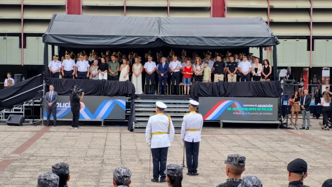 Marcelo Marín asumió como nuevo jefe de la Policía de Córdoba